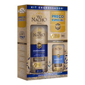 Kit Tio Nacho Engrossador Com 1 Shampoo De 415Ml + 1 Condicionador De 200Ml